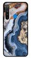 Marble Design Metal Mobile Case for Realme 5  (Design No -53)