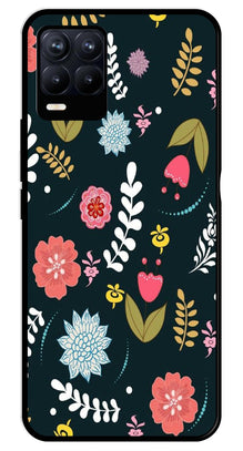 Floral Pattern2 Metal Mobile Case for Realme 8 Pro