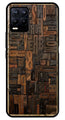 Alphabets Metal Mobile Case for Realme 8 Pro  (Design No -32)