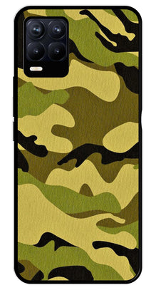 Army Pattern Metal Mobile Case for Realme 8 Pro