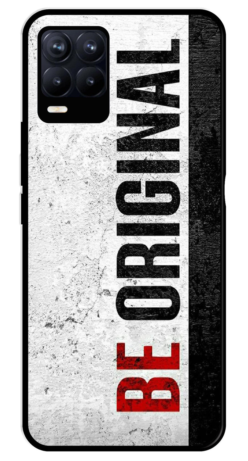 Be Original Metal Mobile Case for Realme 8 Pro  (Design No -38)