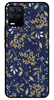 Floral Pattern  Metal Mobile Case for Realme 8 Pro