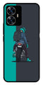 Bike Lover Metal Mobile Case for Realme C55   (Design No -05)