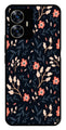 Floral Pattern Metal Mobile Case for Realme C55   (Design No -10)
