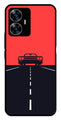 Car Lover Metal Mobile Case for Realme C55   (Design No -21)