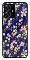 Flower Design Metal Mobile Case for Realme C55   (Design No -25)