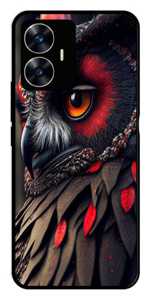 Owl Design Metal Mobile Case for Realme C55