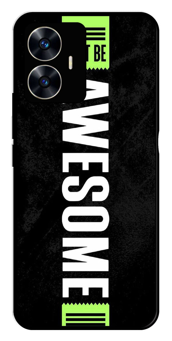 Awesome Metal Mobile Case for Realme C55   (Design No -33)