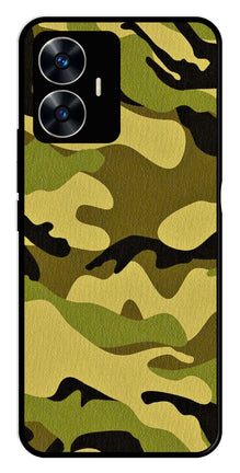 Army Pattern Metal Mobile Case for Realme C55