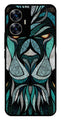 Lion Pattern Metal Mobile Case for Realme C55   (Design No -40)