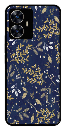 Floral Pattern  Metal Mobile Case for Realme C55