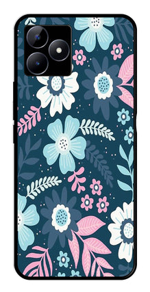 Flower Leaves Design Metal Mobile Case for Realme N53