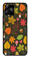 Leaves Design Metal Mobile Case for Realme N53   (Design No -51)