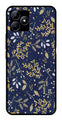 Floral Pattern  Metal Mobile Case for Realme N53   (Design No -52)