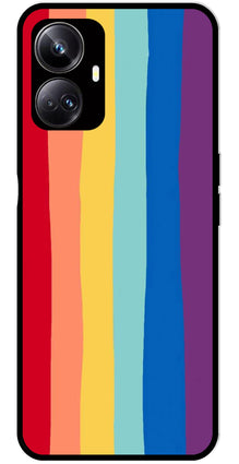 Rainbow MultiColor Metal Mobile Case for Realme 10 Pro 5G