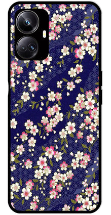 Flower Design Metal Mobile Case for Realme 10 Pro 5G