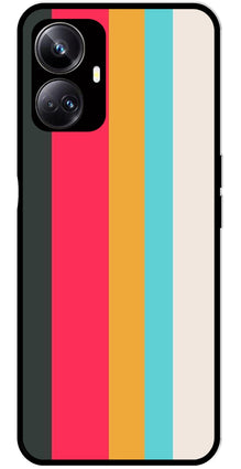 Muted Rainbow Metal Mobile Case for Realme 10 Pro 5G