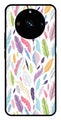 Colorful Feathers Metal Mobile Case for Realme 11 Pro Plus 5G   (Design No -06)