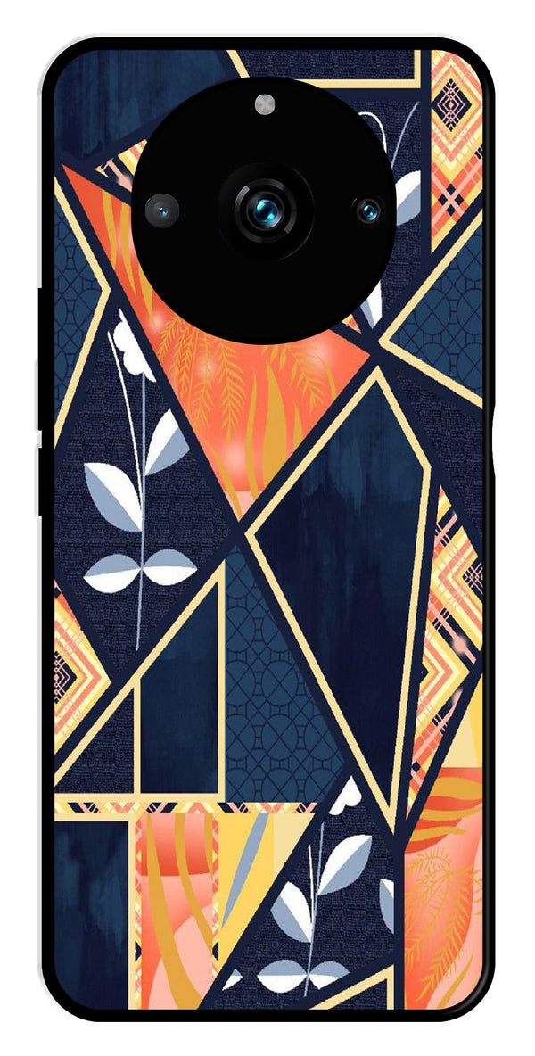 Marble Design Metal Mobile Case for Realme 11 Pro Plus 5G   (Design No -07)