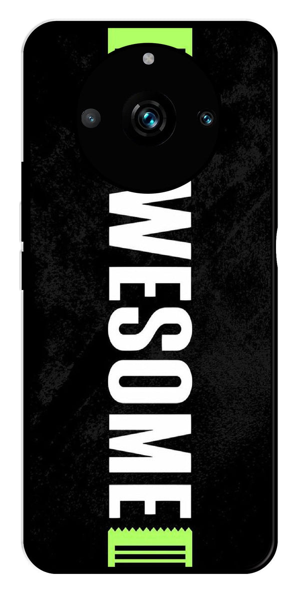 Awesome Metal Mobile Case for Realme 11 Pro Plus 5G   (Design No -33)