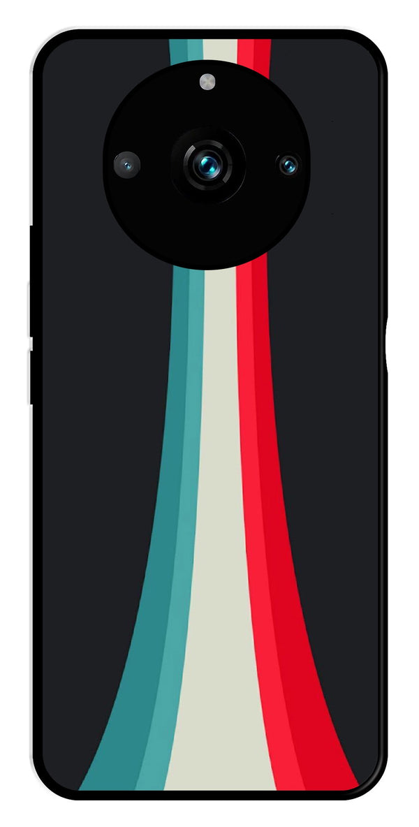 Modern Art Colorful Metal Mobile Case for Realme 11 Pro Plus 5G   (Design No -48)