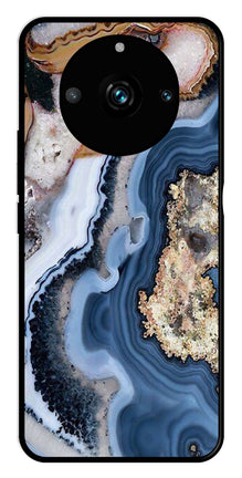 Marble Design Metal Mobile Case for Realme 11 Pro Plus 5G