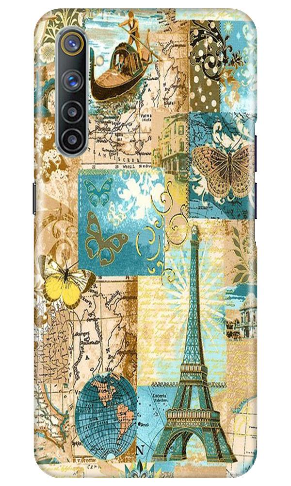 Travel Eiffel Tower Case for Realme 6 (Design No. 206)