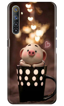 Cute Bunny Mobile Back Case for Realme 6 (Design - 213)