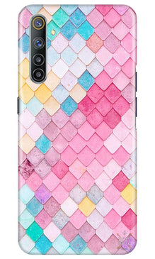 Pink Pattern Mobile Back Case for Realme 6 (Design - 215)