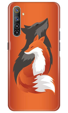 Wolf  Mobile Back Case for Realme 6 (Design - 224)