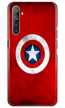 Captain America Mobile Back Case for Realme 6 (Design - 249)
