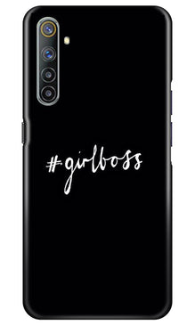#GirlBoss Mobile Back Case for Realme 6 (Design - 266)