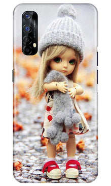 Cute Doll Mobile Back Case for Realme 7 (Design - 93)