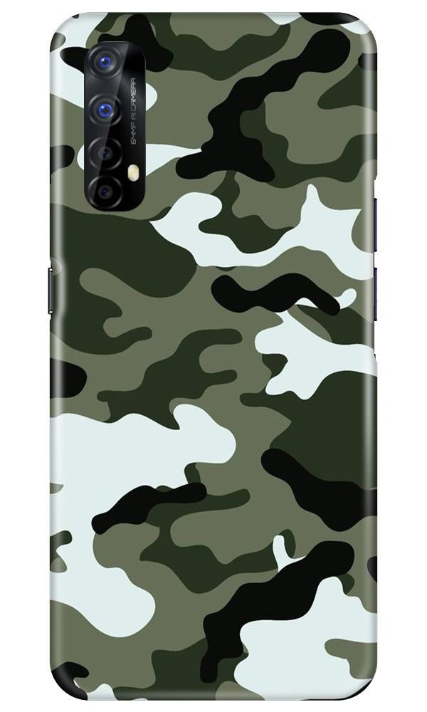 Army Camouflage Case for Realme 7  (Design - 108)