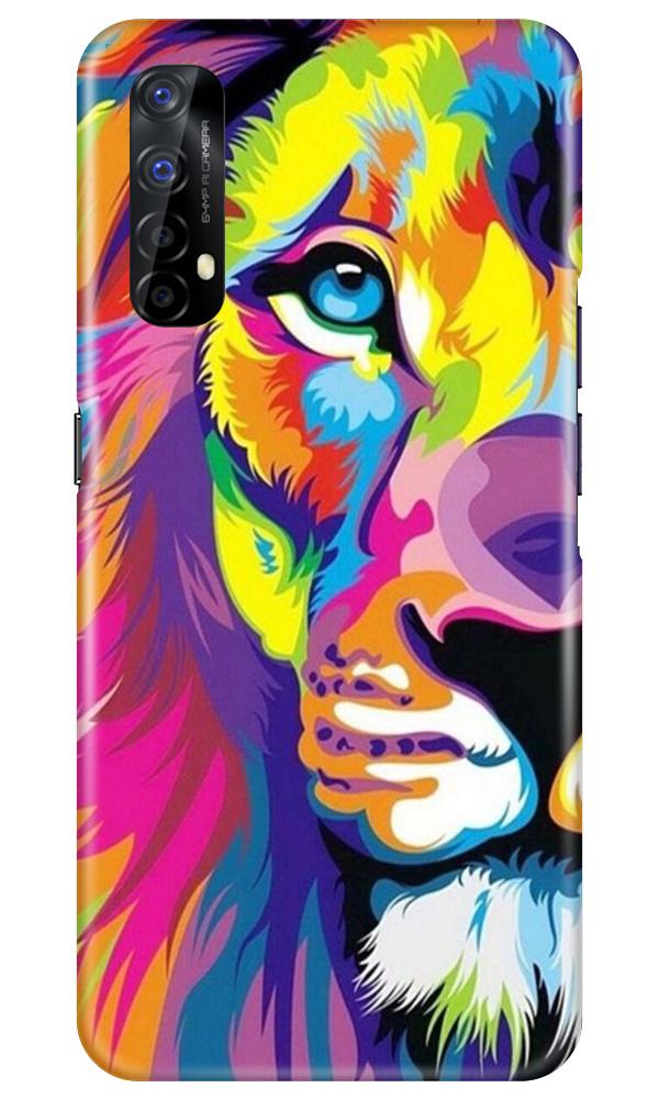 Colorful Lion Case for Realme 7(Design - 110)