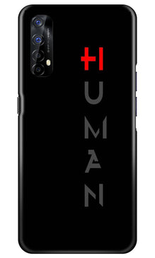 Human Mobile Back Case for Realme 7  (Design - 141)