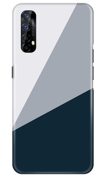 Blue Shade Mobile Back Case for Realme 7 (Design - 182)