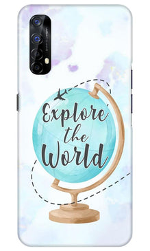 Explore the World Mobile Back Case for Realme 7 (Design - 207)