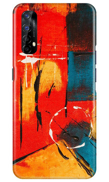 Modern Art Mobile Back Case for Realme 7 (Design - 239)