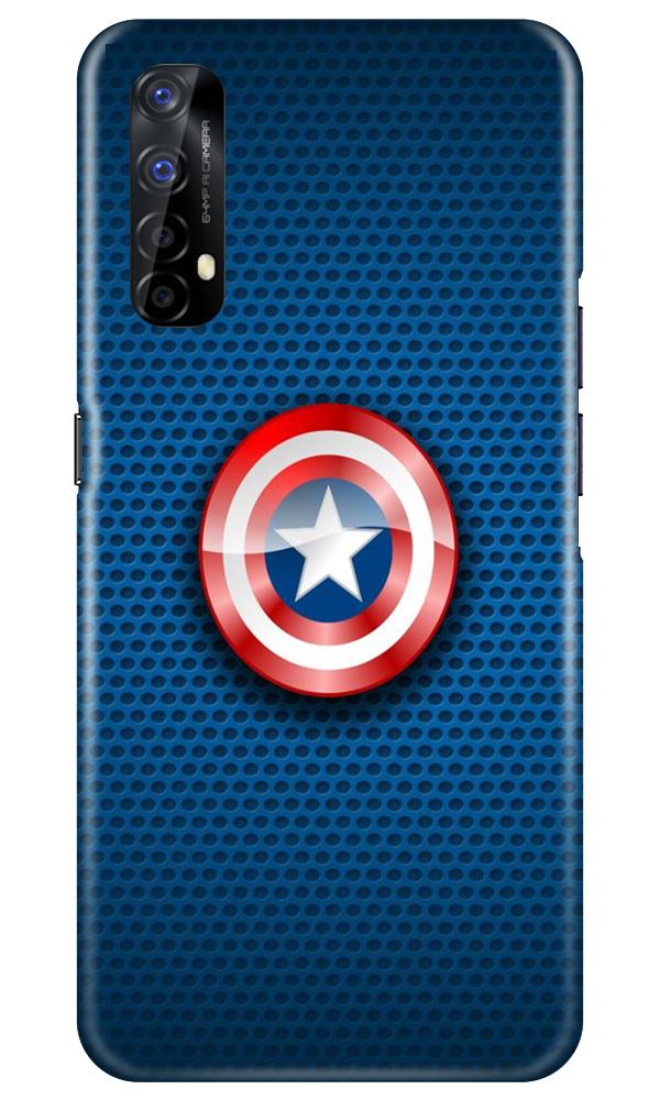 Captain America Shield Case for Realme 7 (Design No. 253)