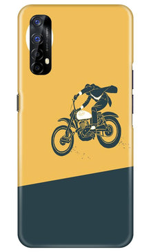 Bike Lovers Mobile Back Case for Realme 7 (Design - 256)