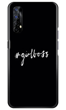 #GirlBoss Mobile Back Case for Realme 7 (Design - 266)