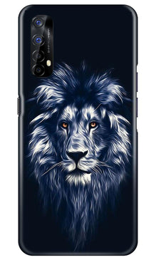 Lion Mobile Back Case for Realme 7 (Design - 281)