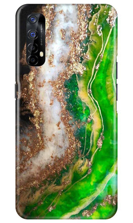 Marble Texture Mobile Back Case for Realme 7 (Design - 307)