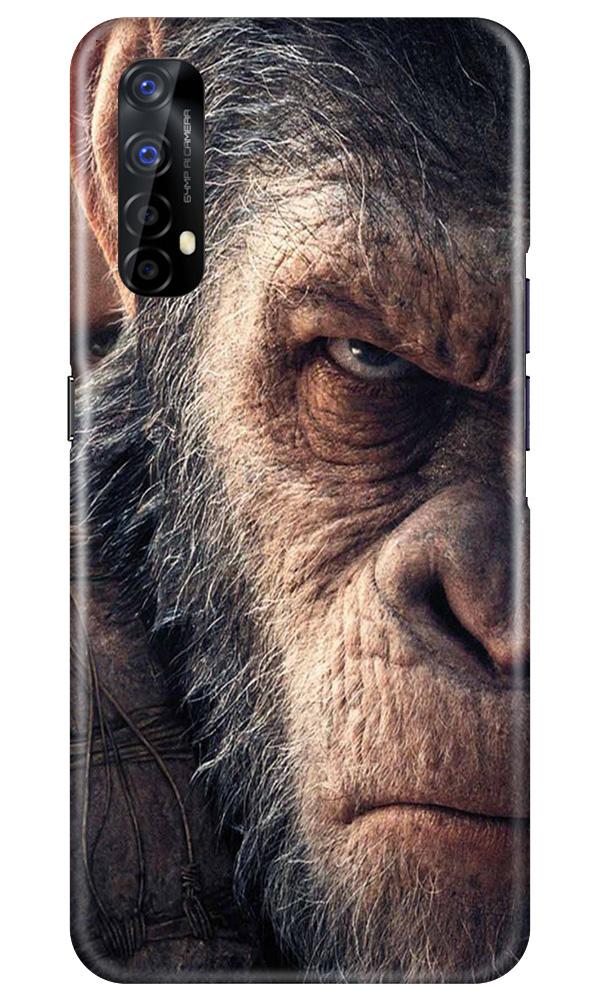 Angry Ape Mobile Back Case for Realme 7 (Design - 316)