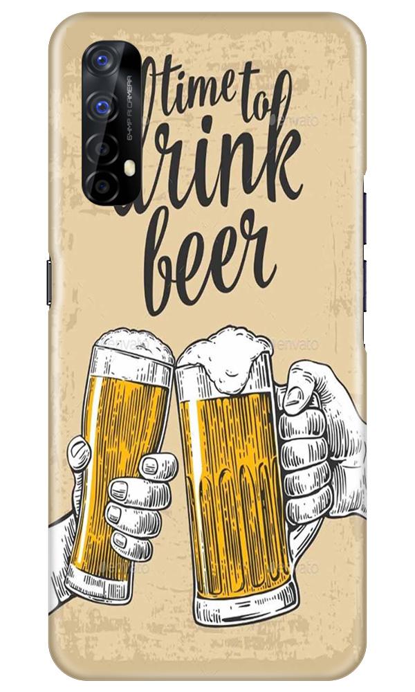 Drink Beer Mobile Back Case for Realme 7 (Design - 328)