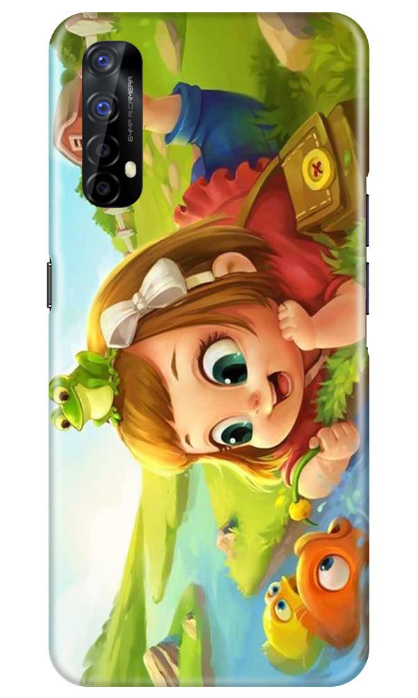 Baby Girl Mobile Back Case for Realme 7 (Design - 339)