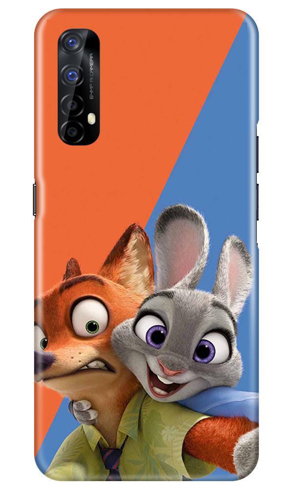 Cartoon Mobile Back Case for Realme 7 (Design - 346)