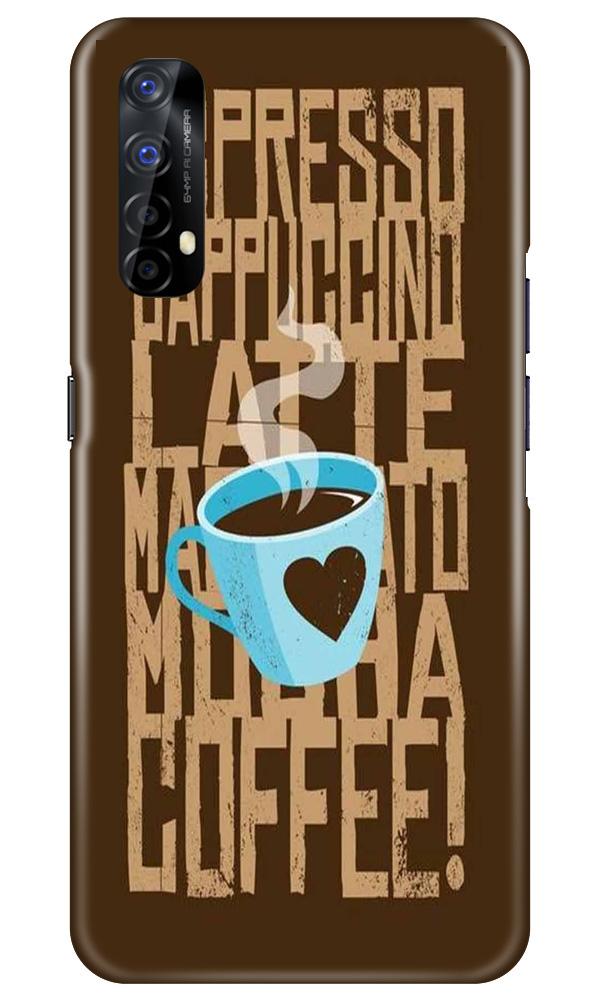 Love Coffee Mobile Back Case for Realme 7 (Design - 351)