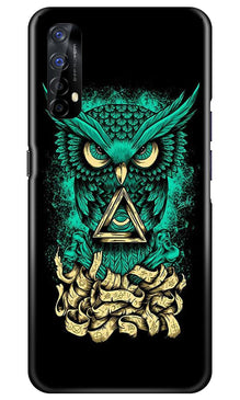 Owl Mobile Back Case for Realme 7 (Design - 358)